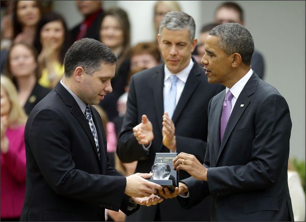National Teacher of the Year Noted for Robotics, Resourcefulness