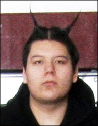 Jeff Weise is shown in an undated Red Lake High School class photo taken in the school's gymnasium.