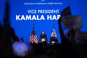 Kamala Harris Rallies Teachers: 'God Knows We Don't Pay You Enough'