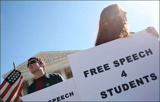 Supreme Court Weighs 'Bong Hits' Speech Case