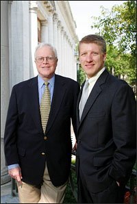 James W. Guthrie, left, and Matthew G. Springer direct the National Center on Performance Incentives.