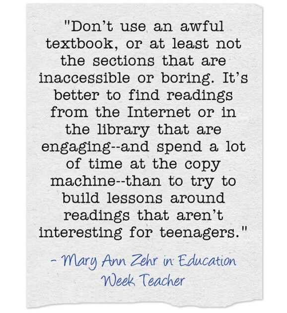 Awful Learning Response: Strategies for Dealing With an 'Awful' Textbook (Opinion)