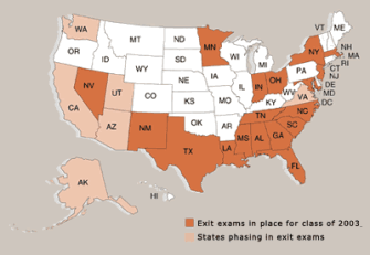 Exit Exams Map