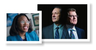 Images of Tiffany Anderson, Lenny Schad, and Terry Grier