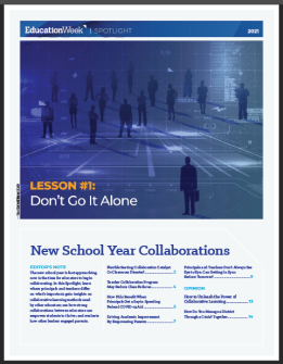 Title Page for New School Collaborations Spotlight 2021