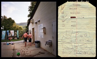 Trent at the Camp Lakey Gap pool in 2011.
