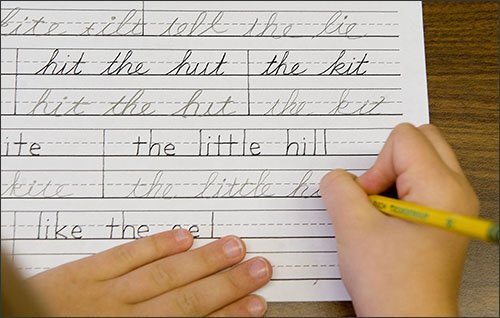 Why Don't the Common-Core Standards Include Cursive Writing?