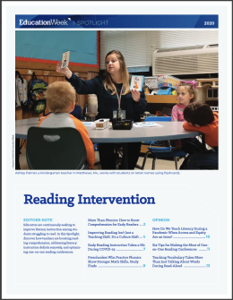 Reading Intervention Spotlight Cover