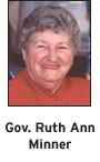 Gov. Ruth Ann Minner