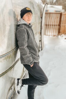 Dylan Brandt, 15, poses for a photo taken in Greenwood, Arkansas on Feb. 18, 2021. Dylan is one of hundreds of transgender youth in Arkansas who could have their hormone therapy cut off under a new law banning gender confirming treatments for minors. Opponents have vowed to challenge the law in court before it takes effect later this year.