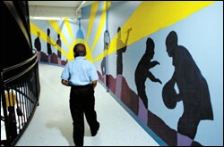 After 10 years, charter schools in the District of Columbia enroll a quarter of the city's students, but are posting uneven academic results. One promising school, above, is the D.C. Preparatory Academy.