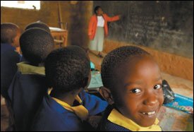 Inoti's wife, Lucy Kinoti, has taught at another local elementary-level-school, Kathanthatu Primary, for the past 17 years.