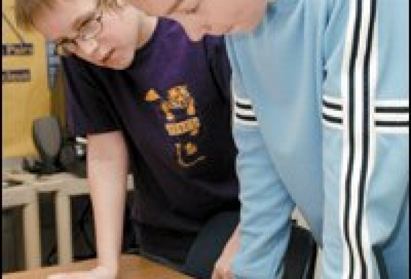 The Rockwood, Mo., school district worries about programs for the gifted, like the one above, as a school finance lawsuit looms.