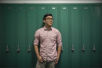 “It’s tough to argue the side you’re not on. But it’s important to understand other people’s views.” Luis Portillo reflects after taking part in a “deliberation” in his social studies class at Overland High School, near Denver. The structured discussions are meant to help students learn to talk reasonably and calmly about divisive topics.