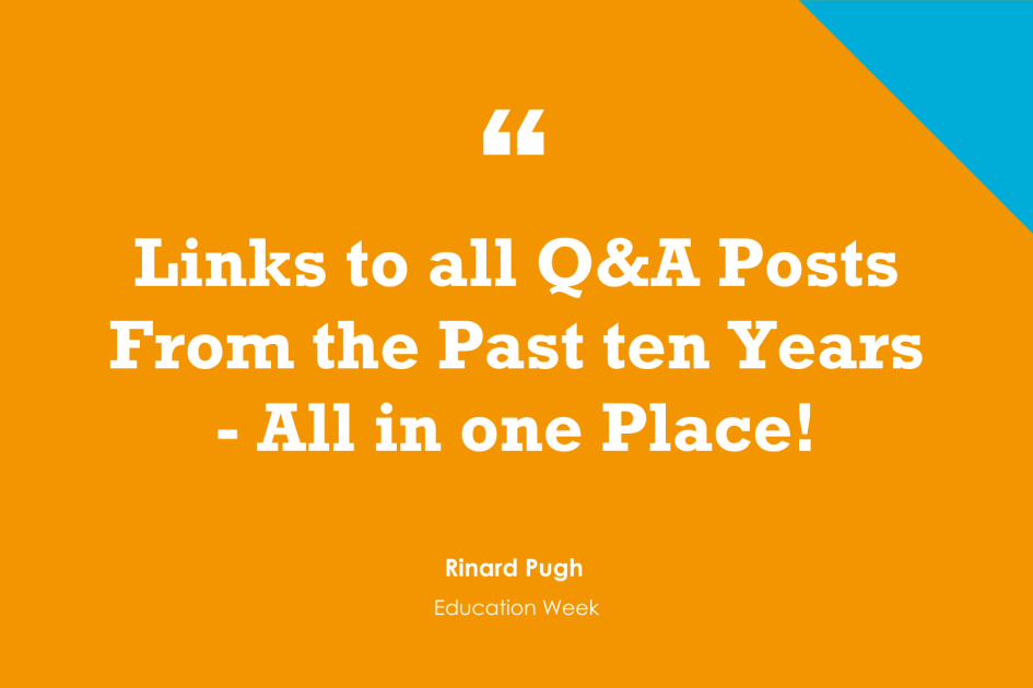 First 30 Q Posts All the Q&A Posts From the Past 10 Years: A Link Round-Up (Opinion)