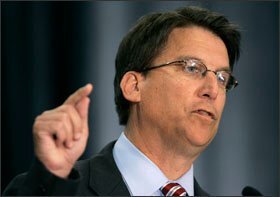 Charlotte Mayor Pat McCrory is locked in a heated campaign with North Carolina Lt. Gov. Beverly Perdue, for the open governor's seat. Both have made education issues part of their campaigns.