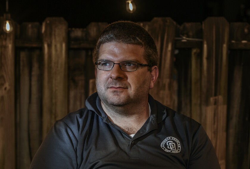 Ernest Rospierski, a geography and history teacher at Marjory Stoneman Douglas High School, braved gunfire to save multiple students' lives. Rospierski said it was five months after the shooting before officials from the Broward County school district contacted him to inquire about his well-being.