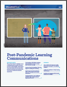 Post Pandemic Communications Spotlight Title Page