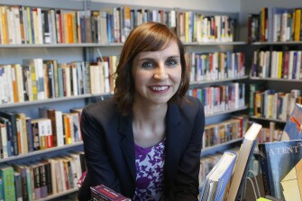 Kathy Hoffman, a Democratic superintendent of public education, poses for a portrait in Phoenix Wednesday, Sept. 12, 2018. The candidates seeking Arizona's top K-12 education post sparred in a debate over critical race theory, services for LGBTQ youth and whether students are safe and learning as they should.