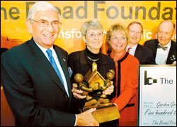 Philanthropist Eli Broad