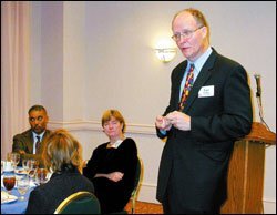 Paul G. Vallas addresses participants.
