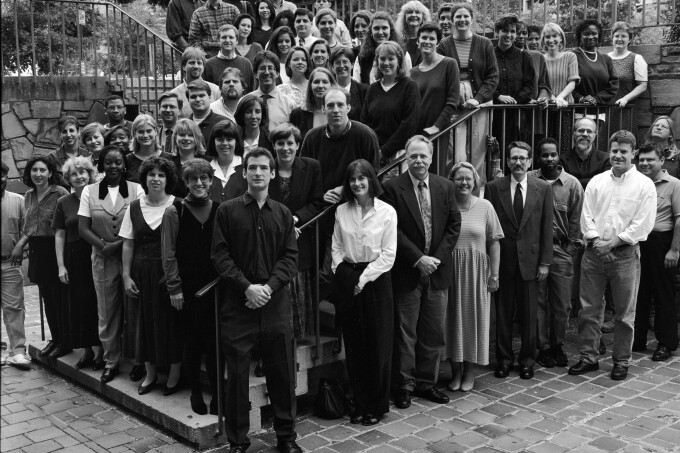 EPE staff at the DC office on Connecticut Ave. near Van Ness (UDC) approximately mid 1990s.