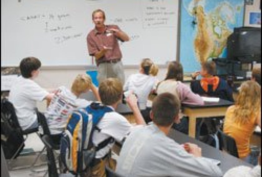 Teacher John McKinney