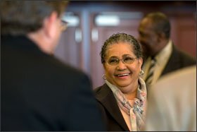 Beverly L. Hall, the superintendent of the Atlanta school district, has been named National Superintendent of the Year for 2009.