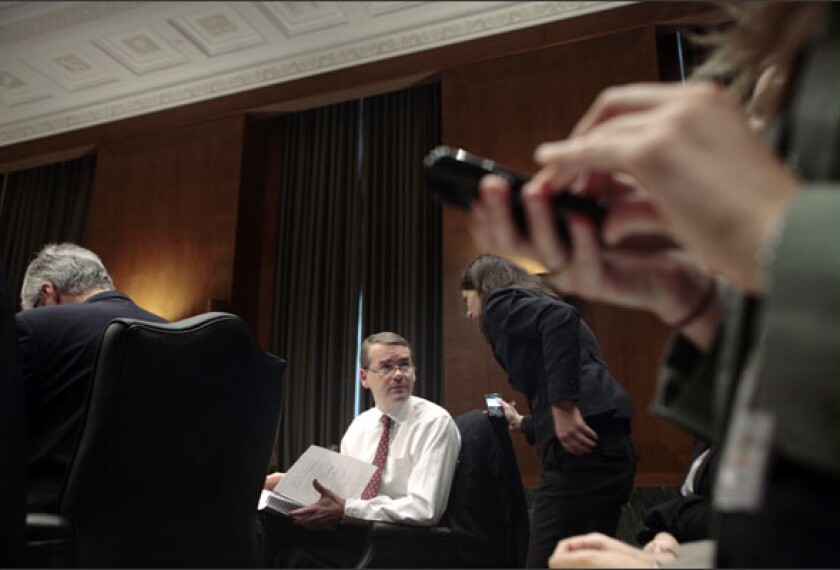 Sen. Michael Bennet, D-Colo., a member of the Senate Health, Education, Labor, and Pensions Committee, attends the markup on Oct. 20.