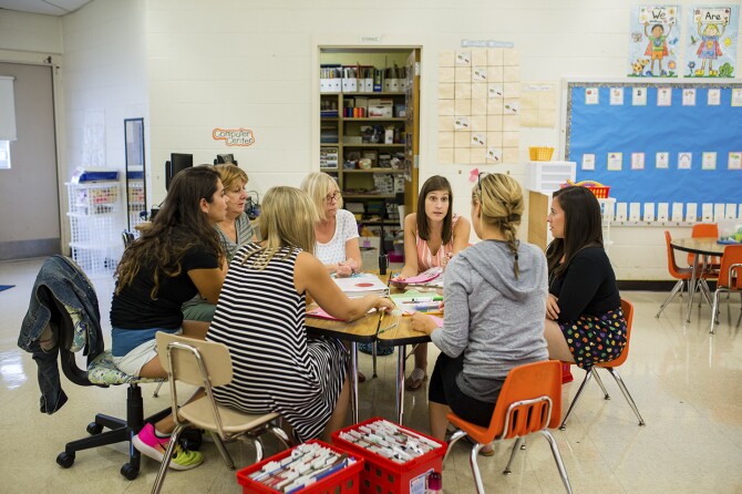 Schools Try Class Rotation for Kindergartners on Week One