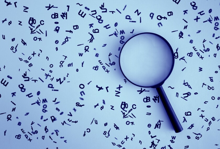 teaching writing lucy calkins Letters and a magnifying glass.