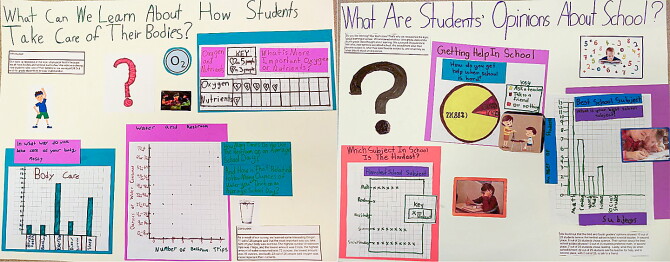 Math Statistics Poster Assignment Examples Finding Time for Math Across the Curriculum