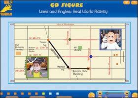 The online HELP program, above, uses interactive tools to deliver a math curriculum for English-language learners. Rocky Mountain PBS hired Digital Directions International Inc. as a subcontractor to develop the curriculum.