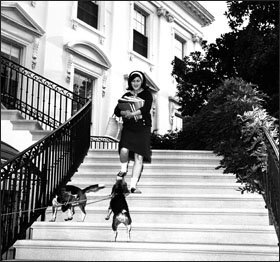 PRESIDENT LYNDON B. JOHNSON: President Johnson’s daughter Luci, who was 16 when her father took office in 1963. She attended the National Cathedral School, a private girls’ school in Washington.