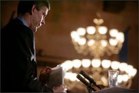 U.S. Secretary of Education Arne Duncan concludes remarks to the U.S. Chamber of Commerce Institute for a Competitive Workforce's annual education and workforce report on Nov. 9 in Washington.
