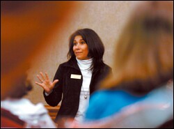 Rachel Hilderbrand of Phoenix talks about what she gained during a week in Washington with her fellow students in the LEE program. The partially online master's program caters to the needs of leaders in the charter school arena.