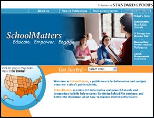 A new Web site developed by Standard & Poor's offers a wide array of information on public schools and tools for analyzing it.