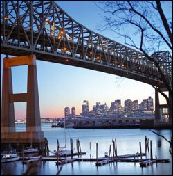 The Tobin Bridge in Boston