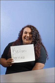 Sophomore Keilani Ferraz poses for a photograph at Downtown College Preparatory Alum Rock in San Jose.