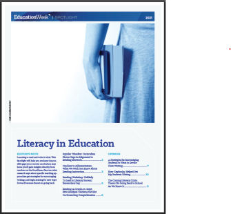 Title Page for Literacy in Education Spotlight 2021