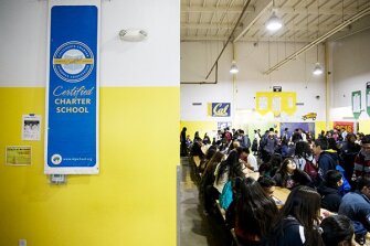 Students attend classes in May 2016 at Alliance Collins Family College-Ready High School, a free public charter in Huntington Park, Calif.