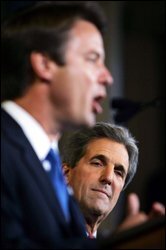 Sen. John Kerry and Sen. John Edwards,