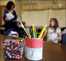 2nd graders at Broadwater Elementary are taught algebra through an approach that relies heavily on cognitively guided instruction.
