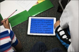 One driving question during genius hour in Melisa Hayes’ class: What would we do without water?