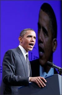 President Barack Obama marshalled his arguments in a July 29 speech to the National Urban League in Washington.