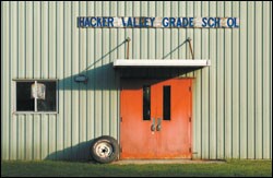 Hacker Valley School's buildings, erected in the 1960s, were intended to be temporary.