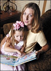 Ann Lachmann and her 4-year-old daughter, Emily.