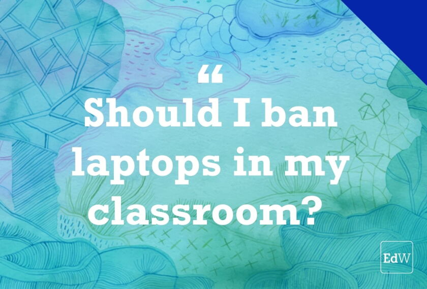 Ban Notebook How to Decide Whether to Ban Laptops in the Classroom (Opinion)