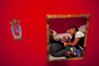 Jose Franco and his girlfriend, Patricia Rendon, live with seven other family members in an apartment in Maspeth, N.Y. After their landlord sold the house, the family of nine has to find another place to live. Mr. Franco, 25, is a student at the GED Bridge to Health program at La Guardia Community College in Long Island City, N.Y. He has returned to school in an attempt to eventually earn a medical degree after helping his mother recuperate from a serious illness.