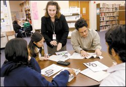 Students prepare for the new SAT.